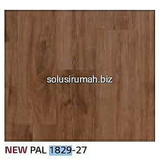 VINYL VINIL LANTAI 1mm KAYU KARET FLOORING 1M X 1M 1M2 LG FLOOR 1829