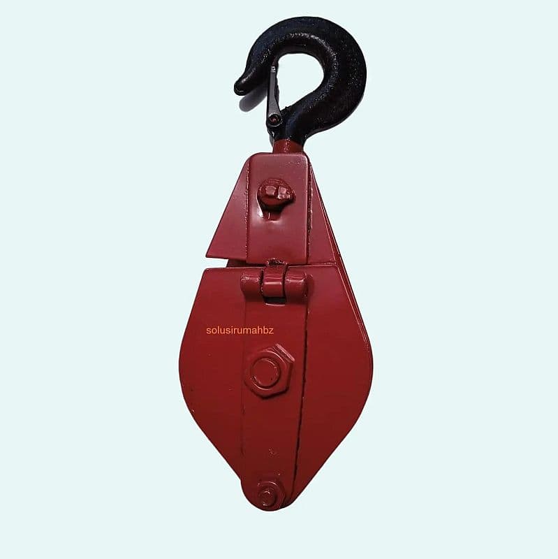RODA KEREKAN SUMUR KATROL 0.5 TON 500KG TIMBA KUAT PULLEY BLOCK 0.5ton 500 kg