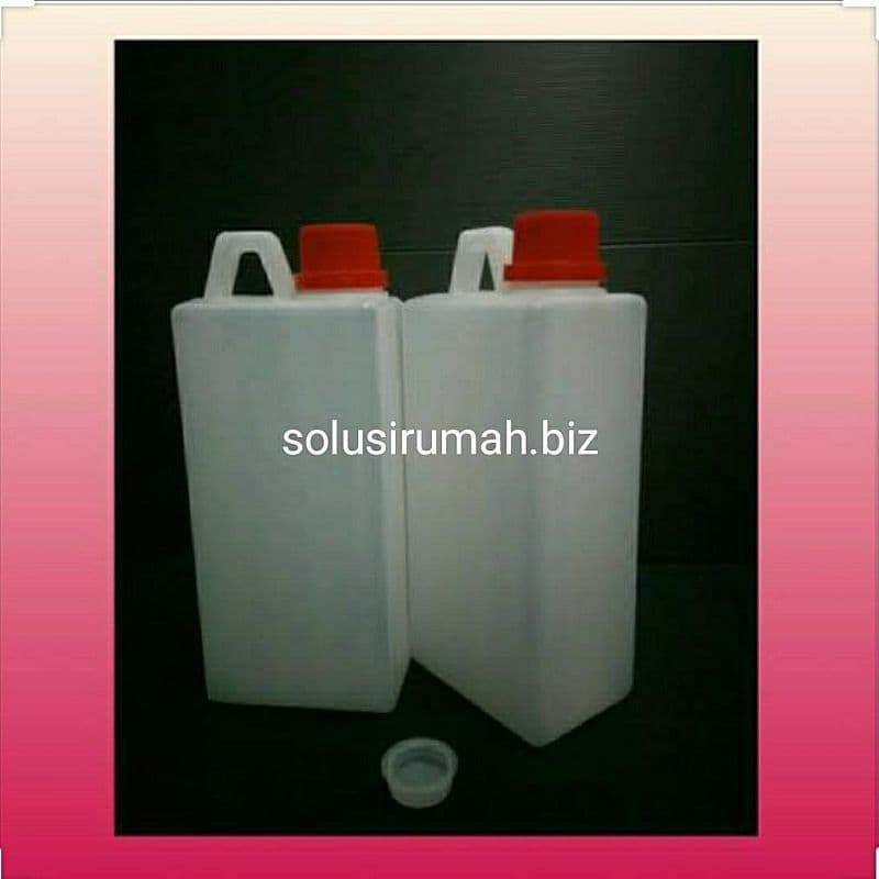 jurigen 1 liter botol 1L kotak jerrygen hdpe tutup segel plug tebal