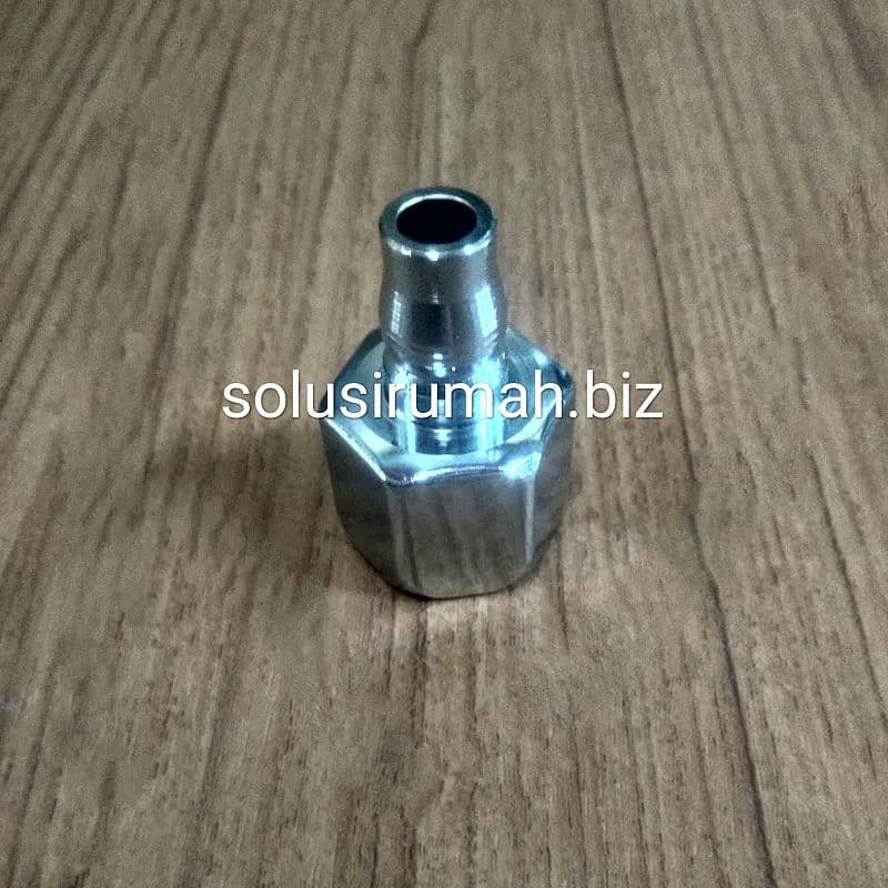 SDD 1/2 SELANG 10MM 12MM WATERHEAT SOK SELANG CHROME FEMALE HOSE BARB
