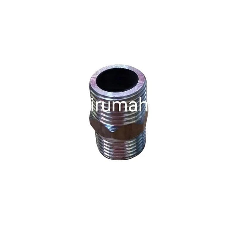 Double Nepel 1/2 x 1/2" stainless stainles ss bukan Kuningan nipple In