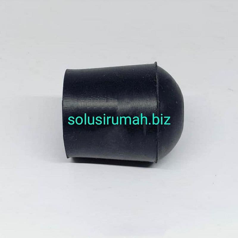 KAKI KARET BULAT 25MM 25 MM 1 INCH 1PCS HITAM kursi 1" 2,5CM 2.5 cm
