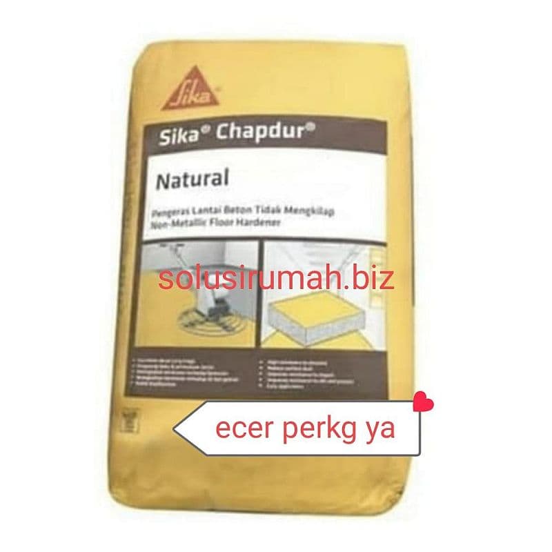 mortar sika chapdur 1kg pengeras lantai beton floor hardener natural