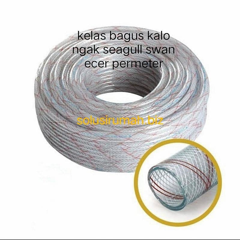 selang 5/8 permeter 1m benang hp tebal a nilon seagull milliard swan