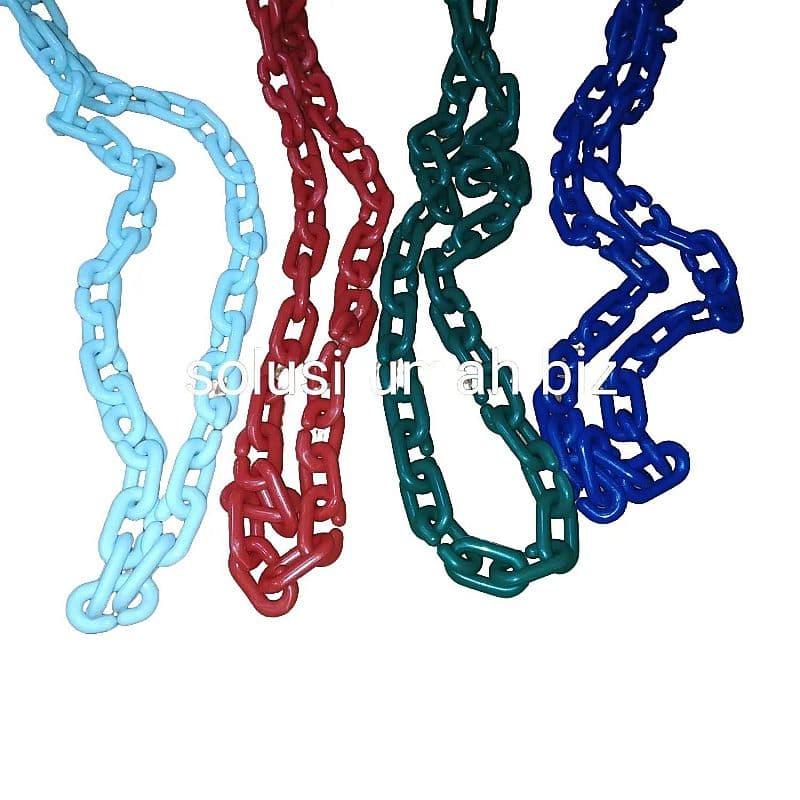 RANTAI PVC 9MM warna 9 MM PER 1M RANTE PLASTIK PLASTIC 1METER warni 1