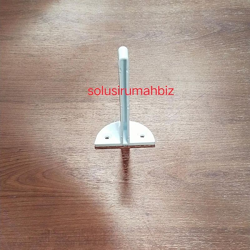 PENYANGGA KACA ABS 1BIJI 120MM PLASTIK PLASTIC GLASS HOLDER PEGANGAN