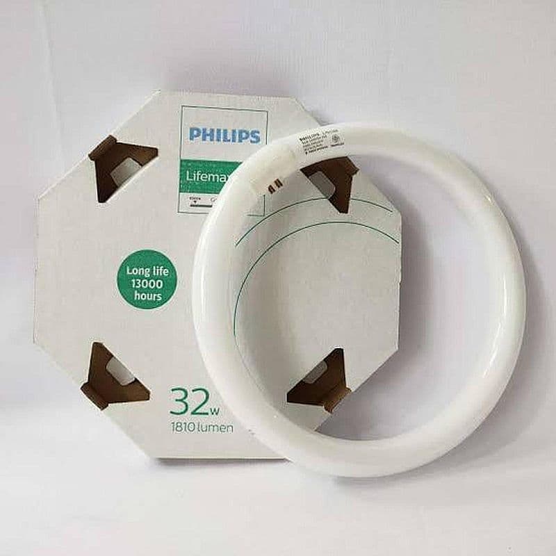 NEON BULAT PHILIPS 32W + BUBBLE WRAP philips Lampu TL Ring 32W 32 Watt TL-E TLE 32watt 54 Neon Bulat 1810 Lumen Lifemax