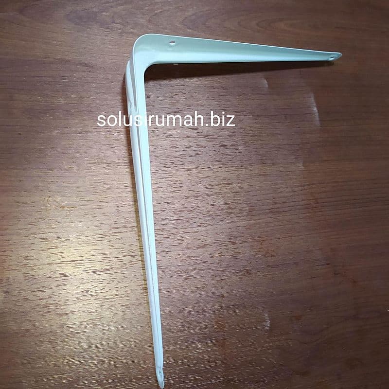 SIKU RAK 8 x 10 inch PUTIH PER 1BIJI 200 X 250 MM RAK PENYANGGA 8" 10"