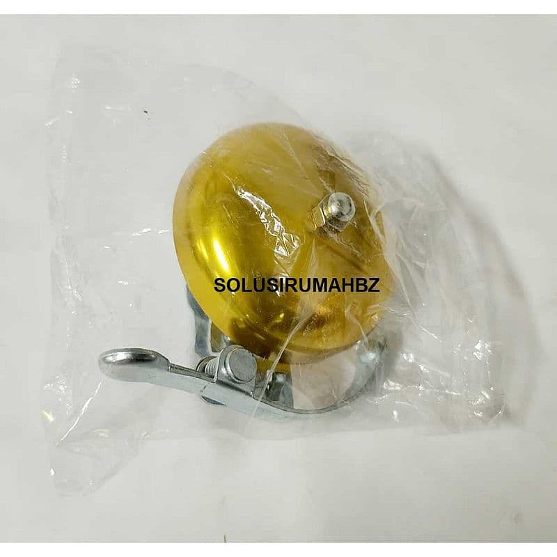 BEL KLAKSON SEPEDA BICYCLE KRING KRING KLASIK BUNYI TANPA BATERAI GOLD