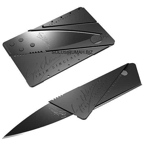 Sinclair 2 Cardsharp Pisau Lipat Kartu Knife Credit Card Survival EDC