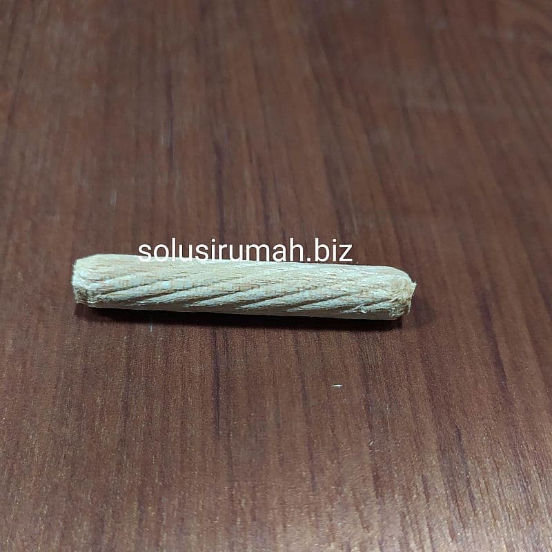 KAYU PIN 6MM X 40MM 1PCS PEN FURNITURE CONECTOR KONEKTOR PENYAMBUNG PA