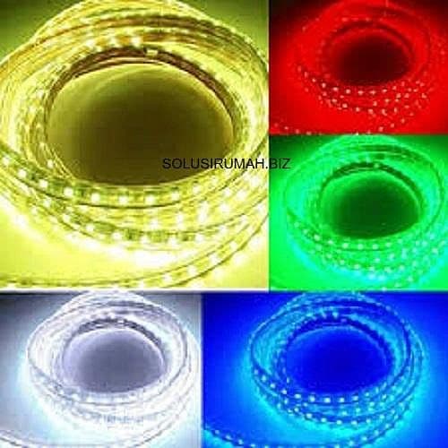 PERMETER LAMPU HIAS LED STRIP SELANG 5050 SMD AC 220V METERAN varian