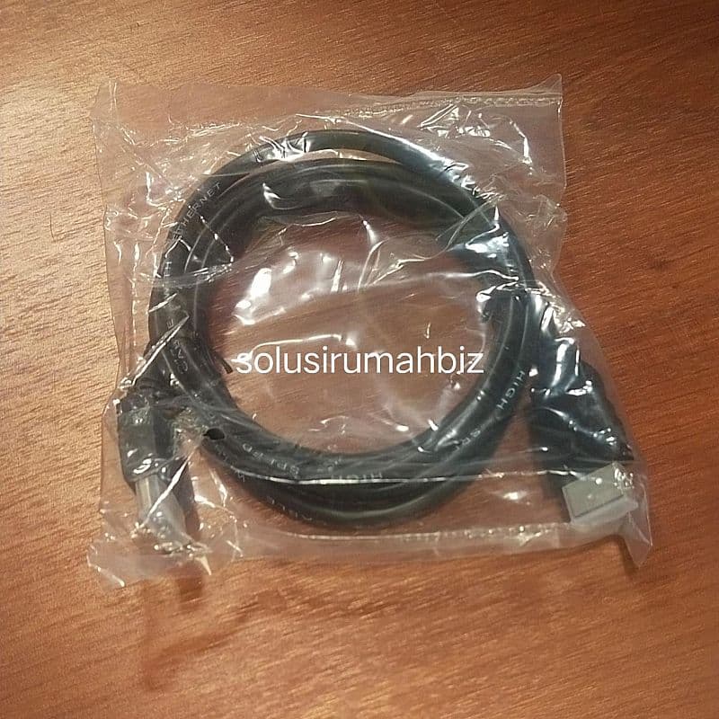 KABEL HDMI ke HDMI 150cm 150 cm CABLE HIGH SPEED CONECTOR TV hitam pak