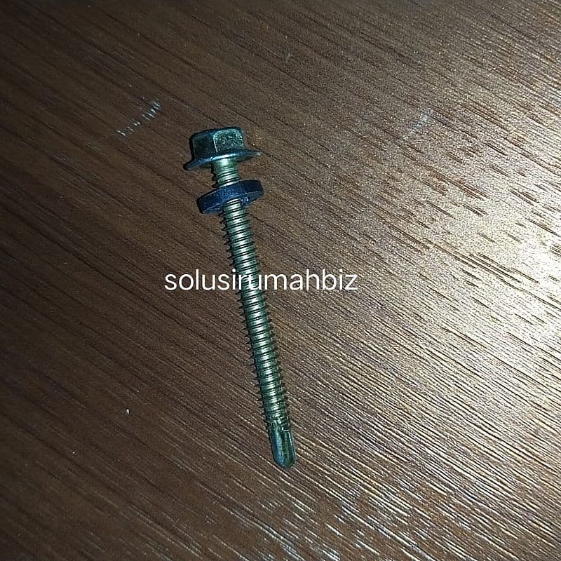 Skrup Roofing 12x50 Sekrup Roofing 50mm Baut Roofing 12x50 SDS Screw