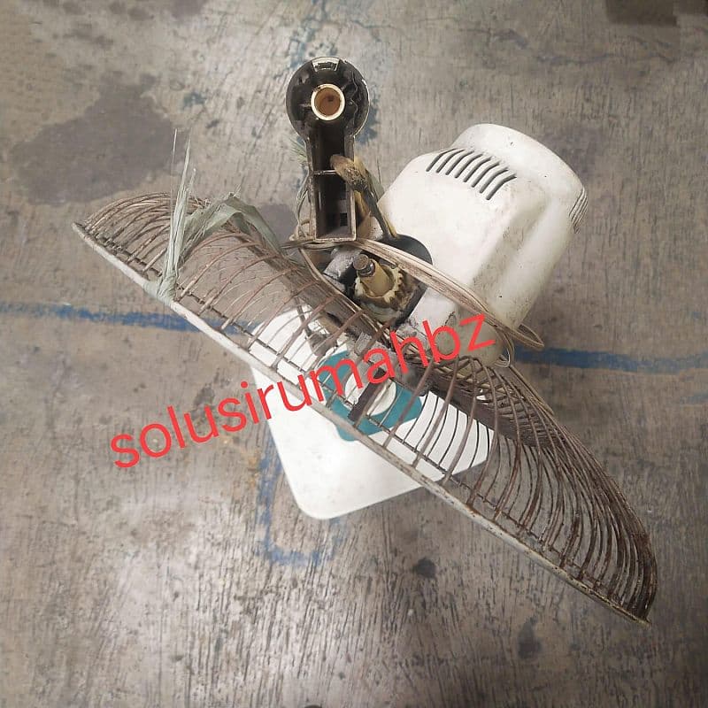 kipas angin stand fan bekas rusak random bermasalah berdiri