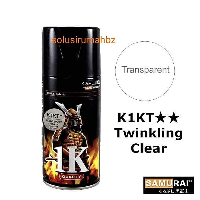 Cat Semprot SAMURAI PAINT K1KT TWINKLING CLEAR 1K CLEAR METALLIC clear metalic