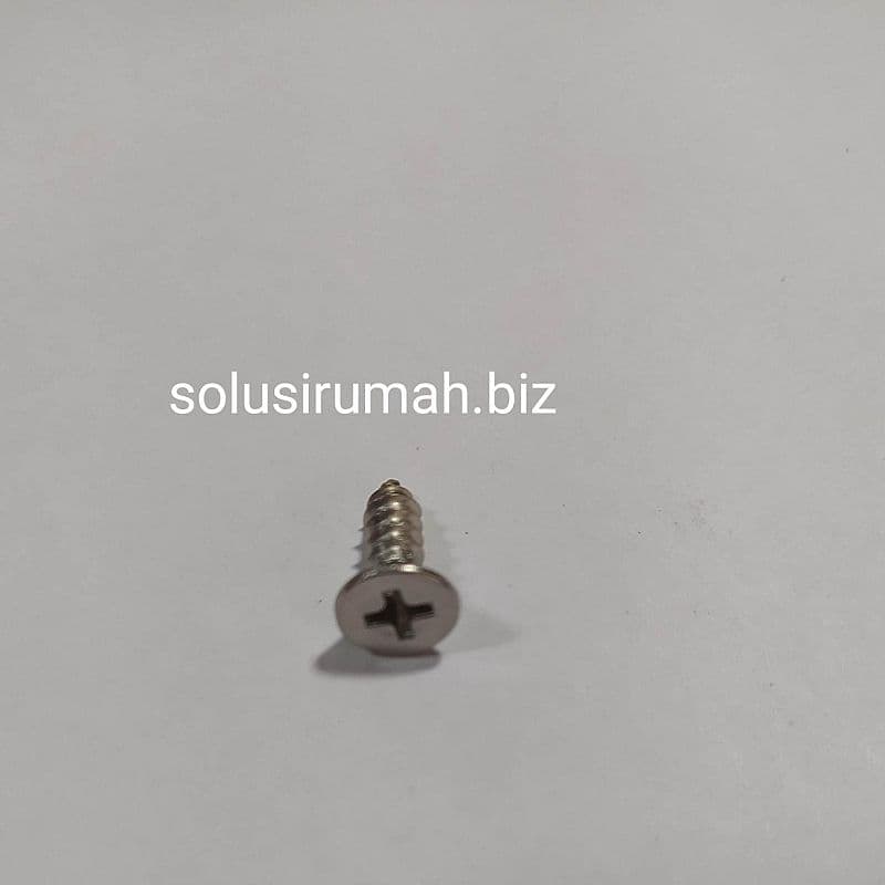 SEKRUP &frac12; x 8 + SS JF 304 STAINLESS KEPALA GEPENG SKRUP STAINLES &frac12;&rdquo;