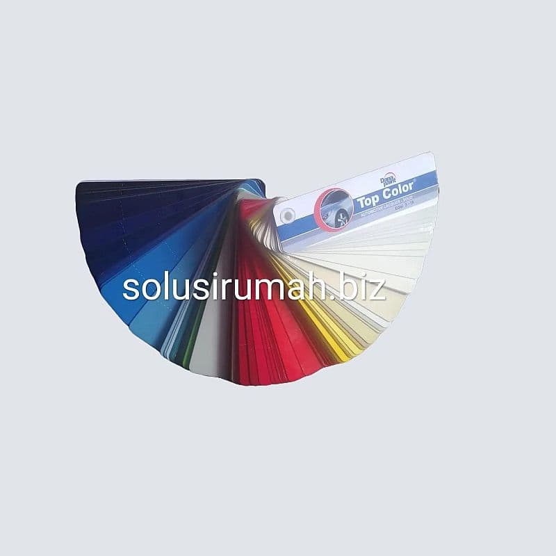 kartu warna cat otomotif top color solid color card colour