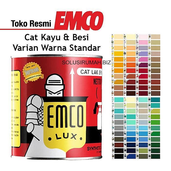 Emco Lux Cat Kayu & Besi - Warna Standar, Kaleng 1kg