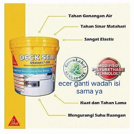 per500g sikalastic 590 grey abu deckseal 0.5 kg polyurethant atap sika