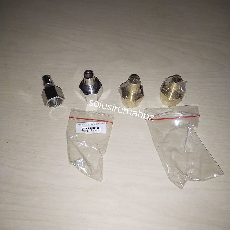 sok selang kuningan or metal drat dalam 1/2 inch  ke selang mm sock