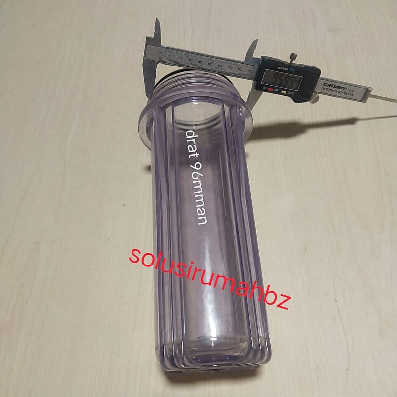GELAS SAJA FILTER HOUSING 10" X 3/4 BENING TRANSPARAN TRANSPARANT 3/4"