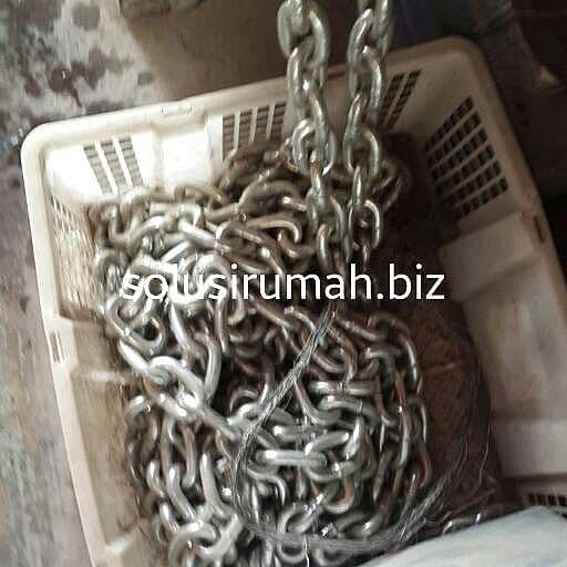 Rantai besi 9.5 mm 3/8 rante kapal /m lari