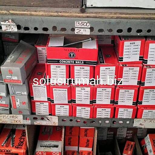 Paku beton Putih majesti tombo 1" " 1 inch 25mm perkotak