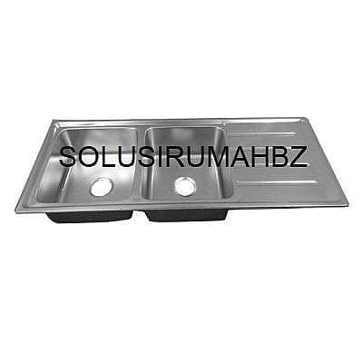 BCP DALAM TEBAL 1200X500X180MM + 2 LB MEJA AFUR BAK CUCI PIRING ss