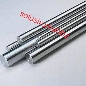 per10cm AS SS PANJANG BULAT STAINLESS STEEL potongan pilih tipe ukuran