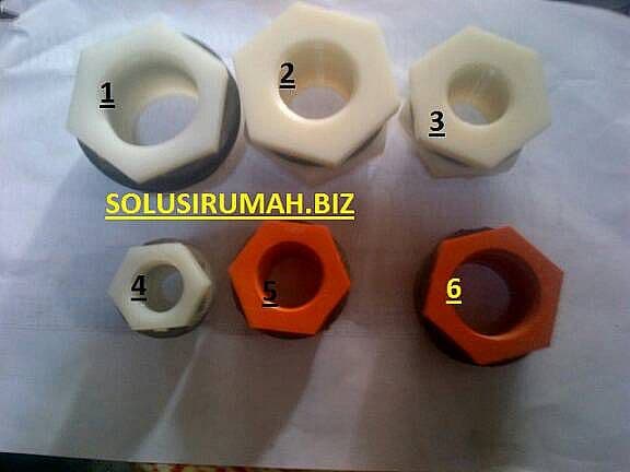 RING TANDON  PVC 1"*SDL 1 1/4" SUPER CREAM ADAPOR PCS NO 2