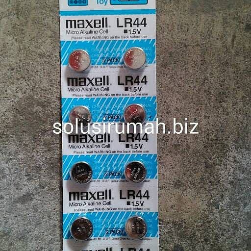 BATERAI LR44 MAXELL ASLI