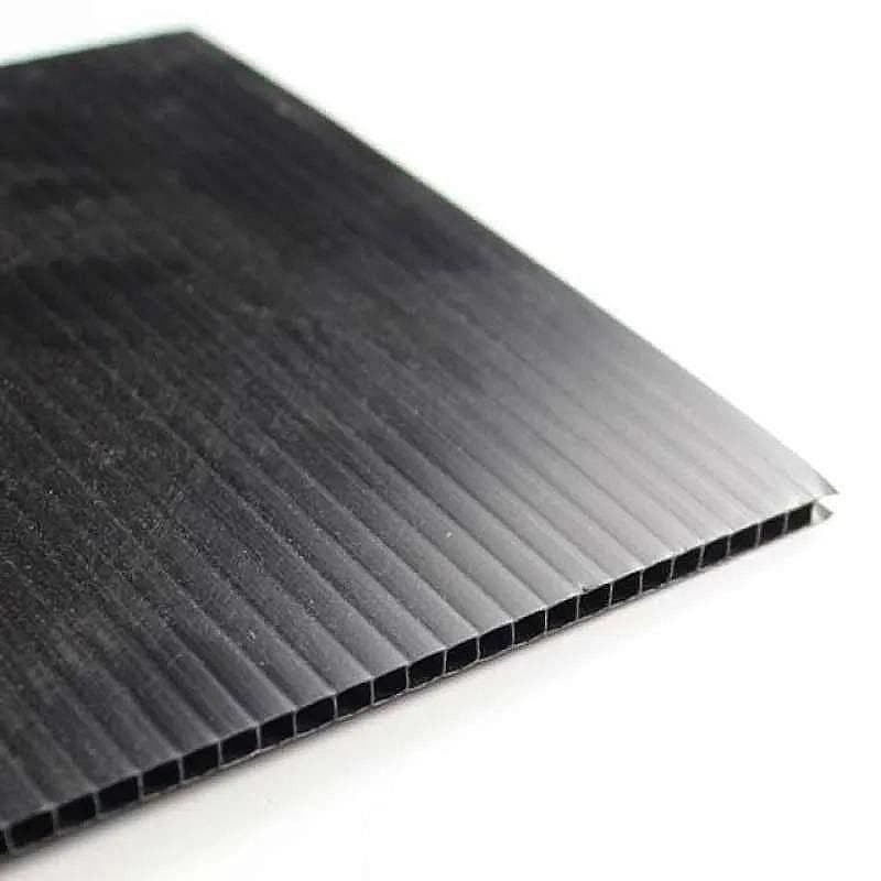 Impraboard 2mm hitam black 75x50 cm / 50x75 cm / 75 x 50 cm PP Board Art Board Karton Plastik Imfraboard Infraboard 2 mm