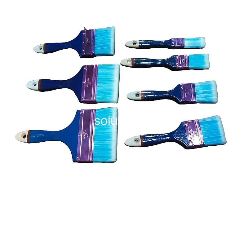 perbiji kuas halal sintetis premium gagang pvc halus smooth 1 2 1/2 3 4 5 1.5 2.5 2 inch Paint brush