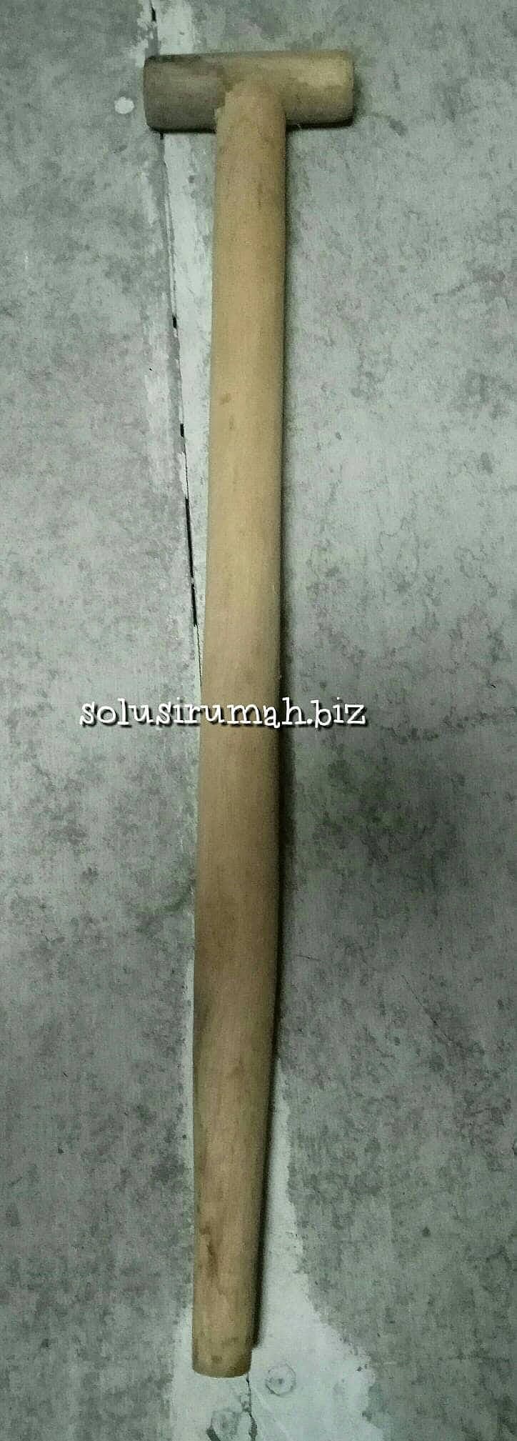 GAGANG SEKOP PUTIH GANCO KAYU DORAN T LURUS