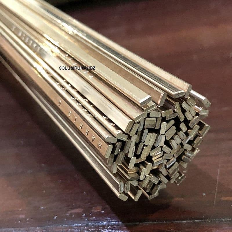 BIJIAN KAWAT LAS PERAK HARRIS PER PCS ECER TEMBAGA ELECTRODE COPPER