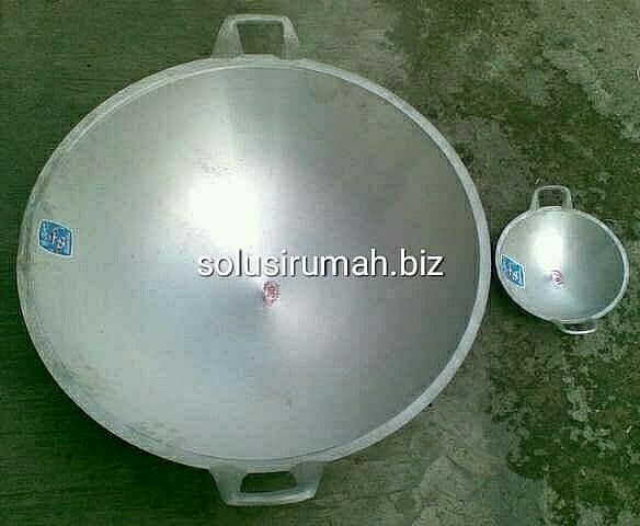 WAJAN BAHAN ALUMINIUM 80CM PLAT PENGORENGAN 0.8M