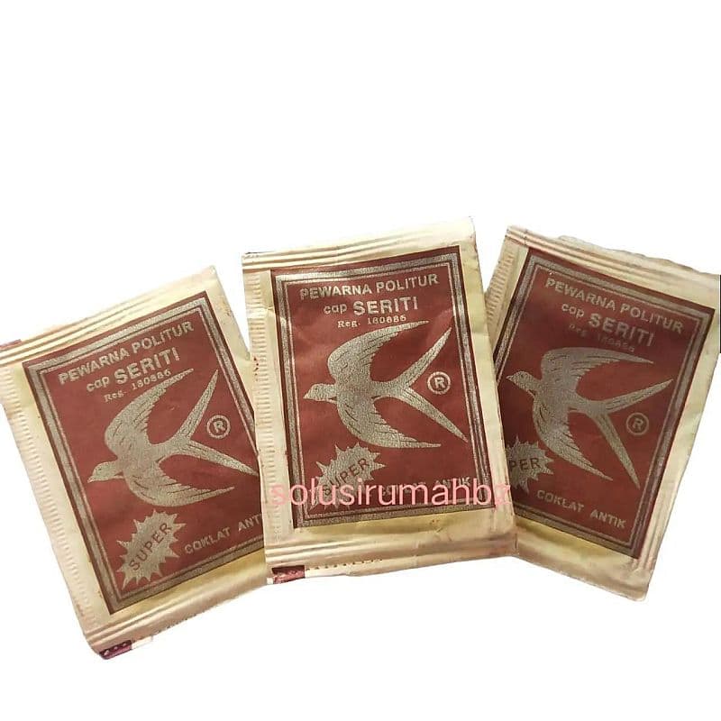 PEWARNA POLITUR coklat antik sriti pewarna plitur sriti pelitur kayu