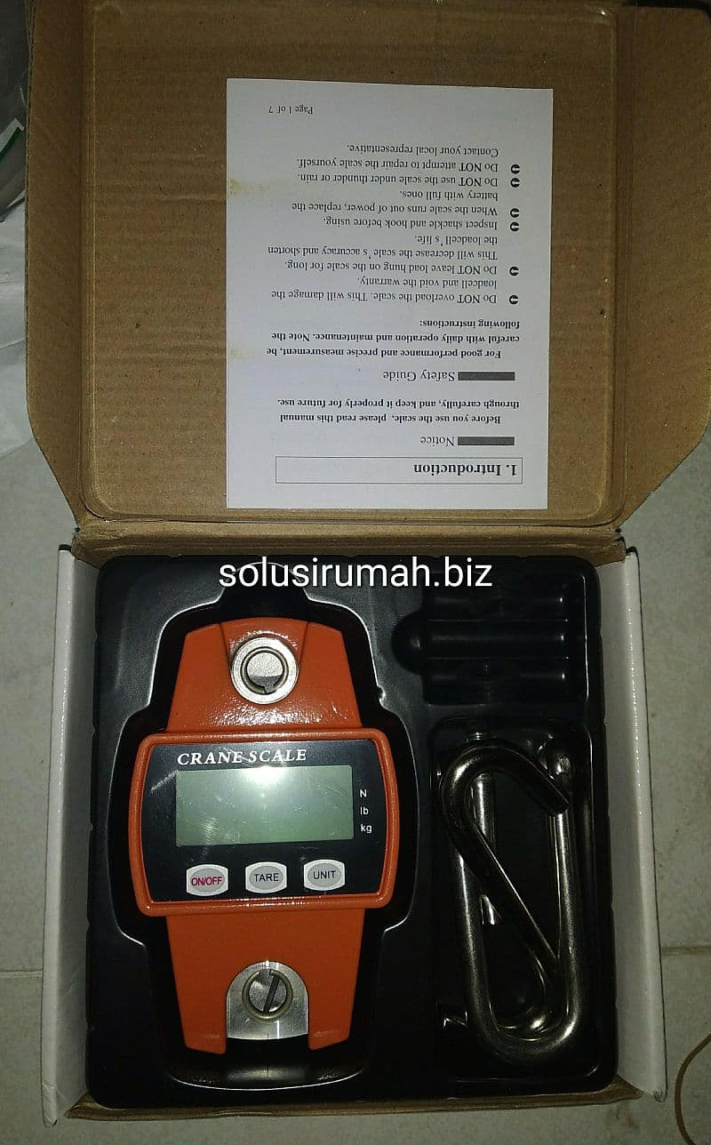 TIMBANGAN GANTUNG 300KG DIGITAL