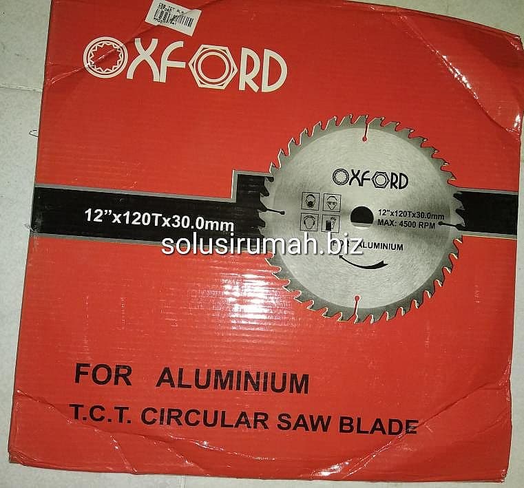 Mata gergaji aluminium oxford 12" 12inch 120t circular saw