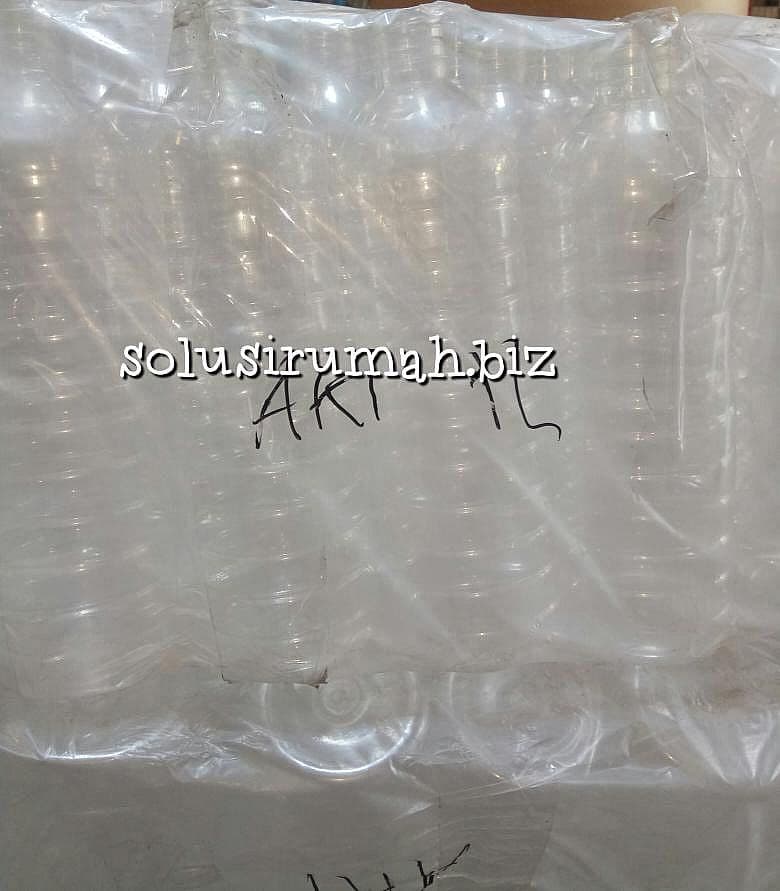 BOTOL AQUA BARU 1000ML KOSONG+TUTUP/PCS