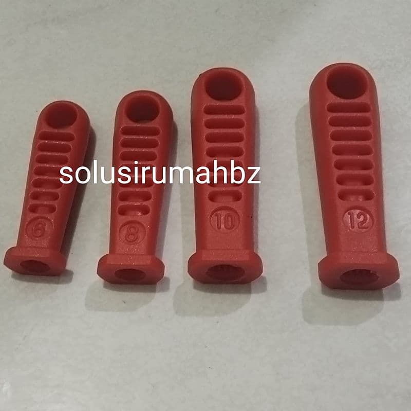 GAGANG KIKIR PVC SET pegangan kikir plastic handle for files kikir set