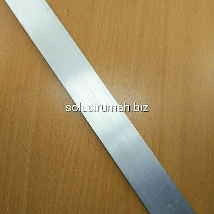 PLAT STRIP ALUMINIUM 1/2 inch lbrxtebal 1MMX1cm lari LEBAR FULL +-11MM