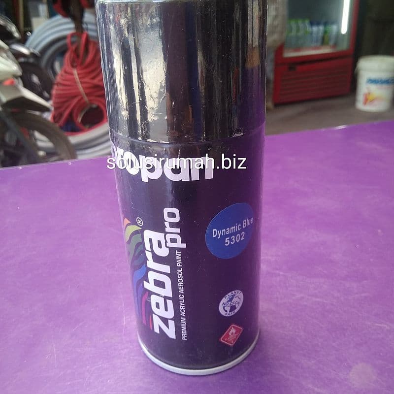 ZEBRA 300CC P5302 DYNAMIC BLUE PROPAN CAT SPRAY JNS PYLOX SOLID GLOSS