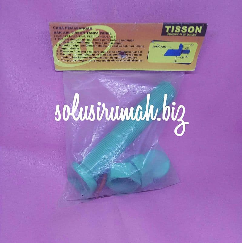 BUANGAN BAK MANDI PVC TISSON HIJAU