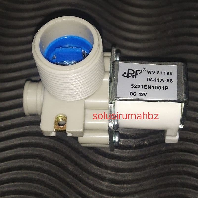 KRAN OTOMATIS 12V U MESIN CUCI TOP LOADING ATAS 3/4" KERAN DC 12 V 3/4