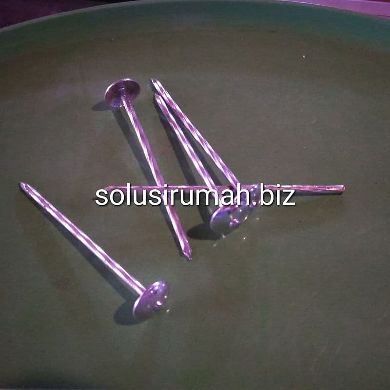PAKU PAYUNG 4 inch per 1BIJI ULIR PAKU ASBES PAKU SENG