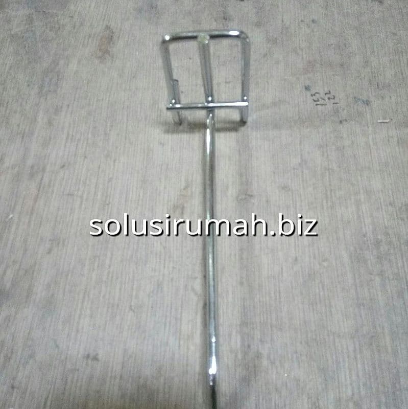 GANTUNGAN 15CM 6MM SINGLE HOOK SWALAYAN CROME KAIT 3.8MM