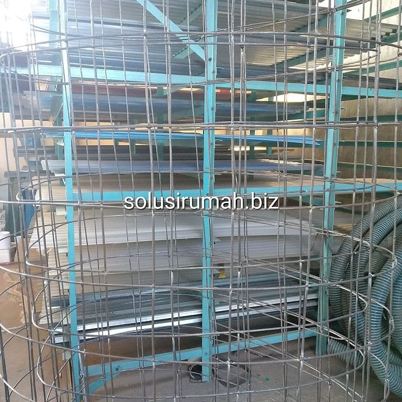 WIREMESH BESI Ulir / M2 WIRE MESH 15 bendrat BRC CUSTOM PARE KEDIRI