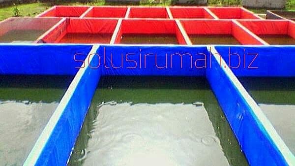 TERPAL KOTAK KOLAM JADI TERPAL BENTUK KOTAK A15 per m2 x 5kotak po14hr